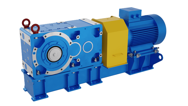 Drive unit on base plate