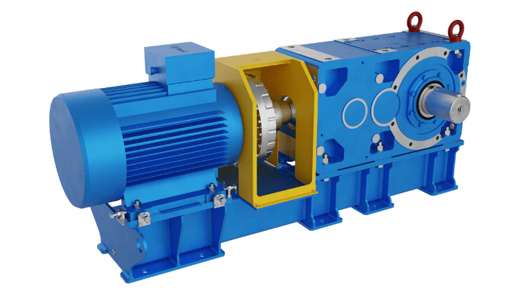 Drive unit on swing base